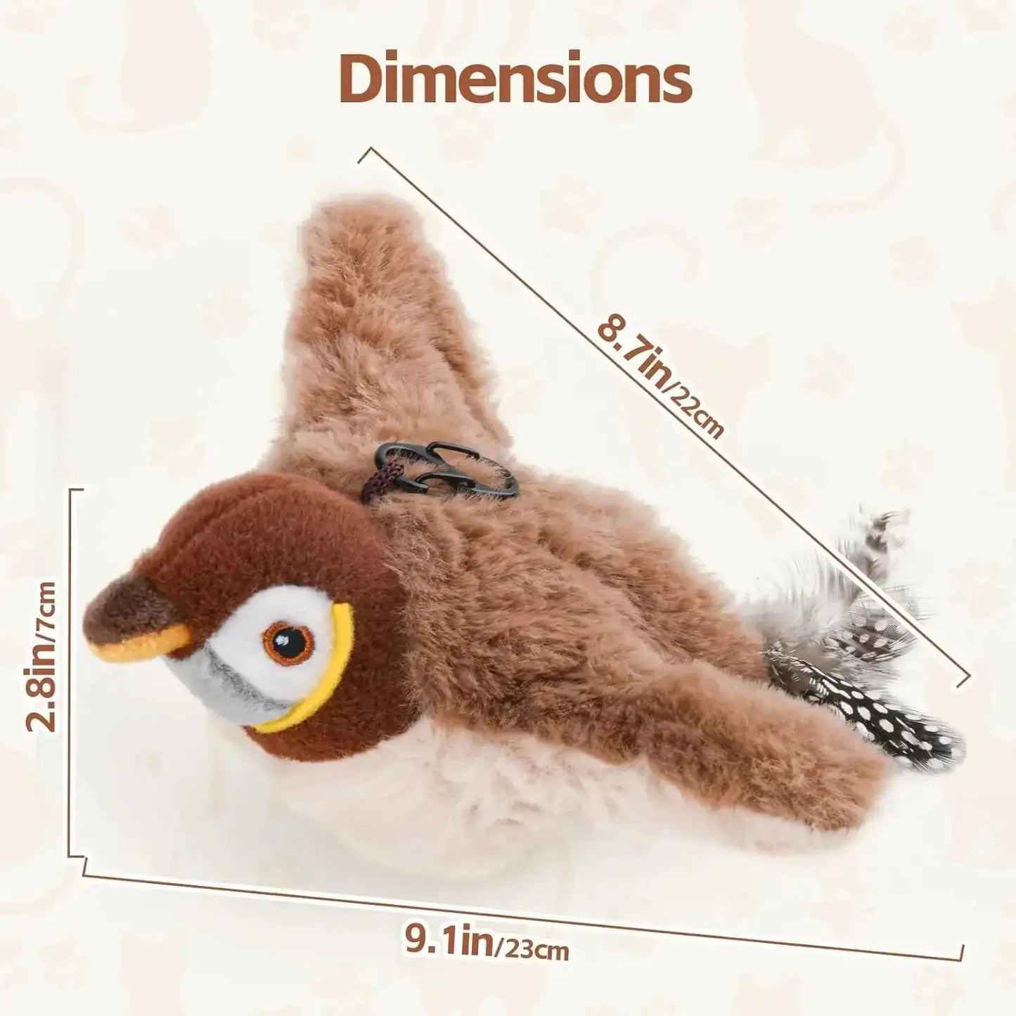 Dancing Sparrow™ – The Flapping Cat Toy