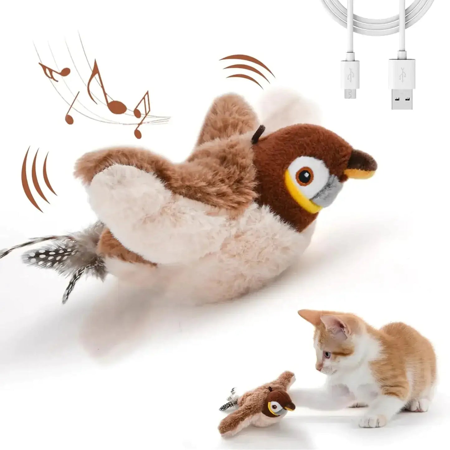 Dancing Sparrow™ – The Flapping Cat Toy